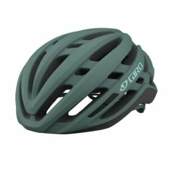 Casque Giro Femme Agilis Gris Mat Vert 2021