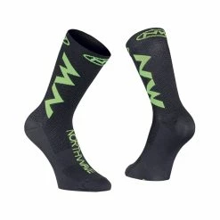 Chaussettes Northwave Extreme Air 2022 Noir/Jaune Fluo