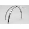 Paire De Garde-boue 700C X 40mm Avant Long - Inox Poli