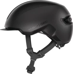 Abus Casque De Velo Urban Avec Lumiere HUD-Y Noir L