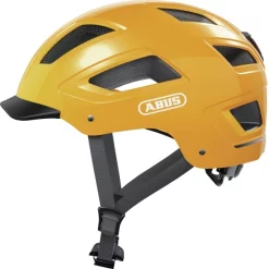 Abus Casque De Velo Urban Avec Lumiere HYBAN 2.0 Jaune XL