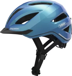 Abus Casque De Velo Urban Avec Lumiere PEDELEC 1.1 Bleu L