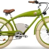 Fat Bike Electrique Beach Cruiser Velo 26 Pouces Rayvolt Beachin Vert 360Wh