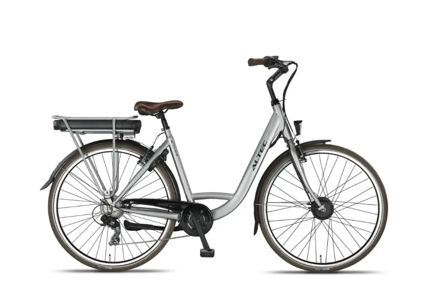 Velo Electrique Femme Hollandais 28 Pouces Altec Explorer Gris