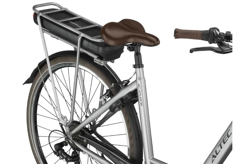 Velo Electrique Femme Hollandais 28 Pouces Altec Explorer Gris – Image 6