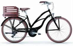 MBM Beach Cruiser Electrique Femme Beach Bike 26 Pouces Maui Noir