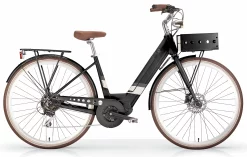 MBM Velo Electrique Femme City Moteur Moyenne 28 Pouces Rambla Noir
