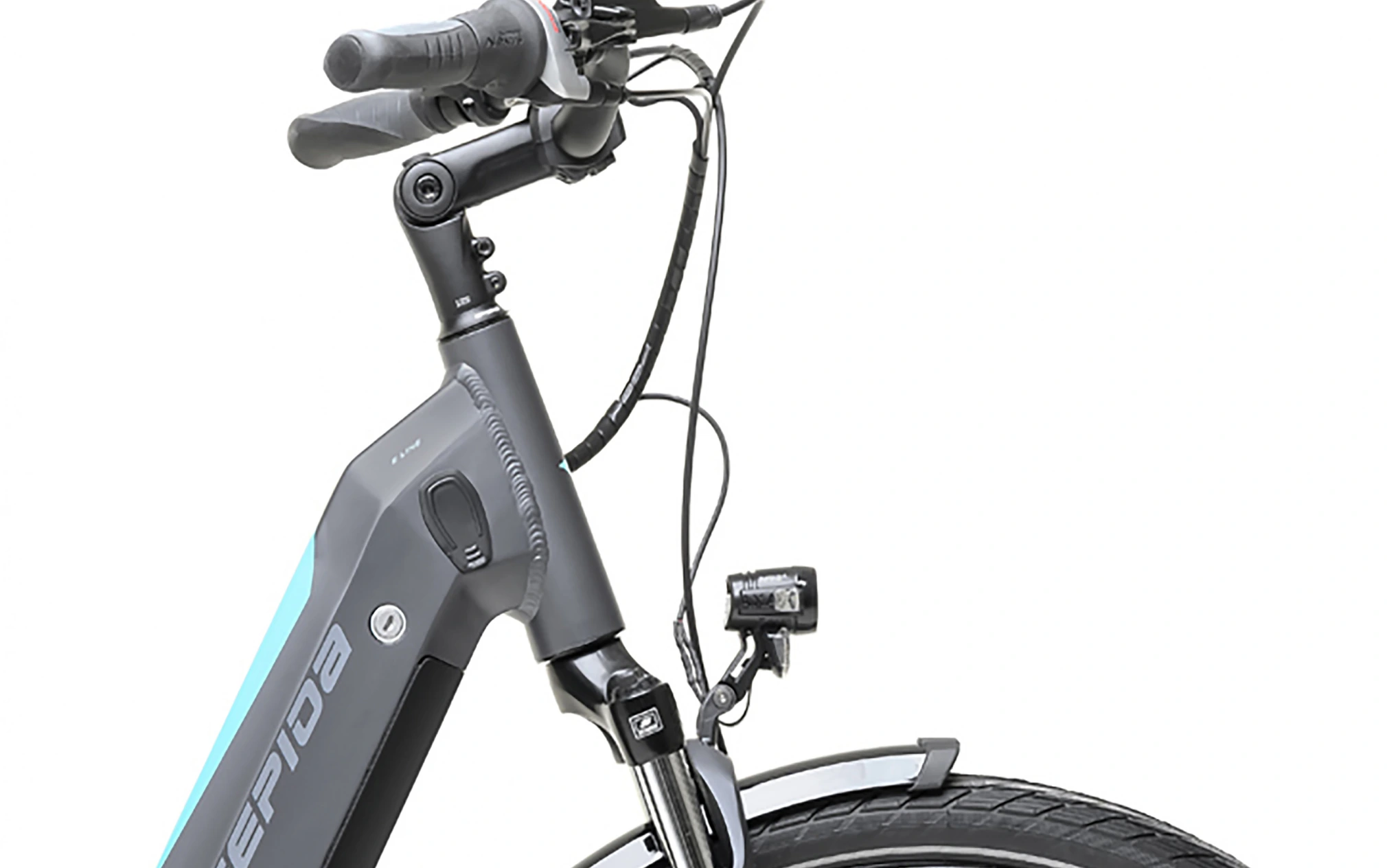 VTC Electrique Femme Moteur Bosch 28 Pouces Gepida Noir 500-46cm – Image 2