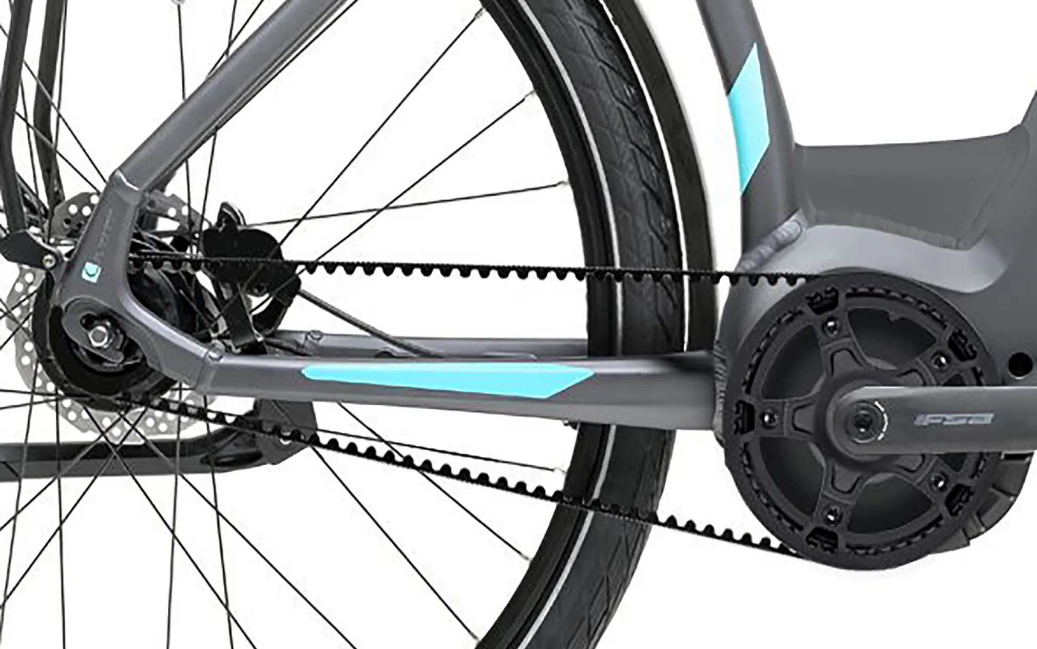 Gepida VTC Electrique Femme 28 Pouces Moteur Bosch A Courroie Noir 625-57 – Image 4