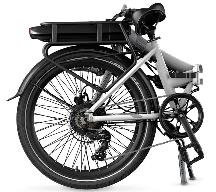 Velo Electrique Pliant 24 Pouces Smart Legend Siena Blanc – Image 2