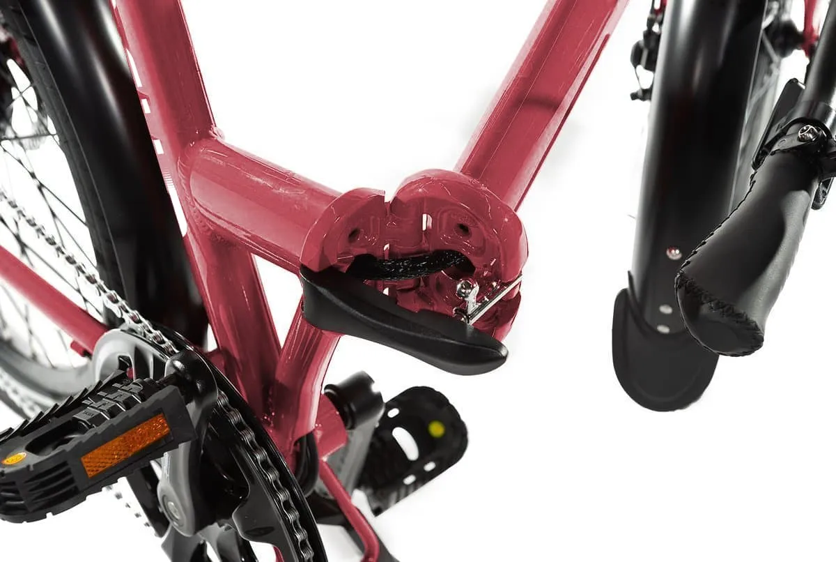 Velo Electrique Pliant 24 Pouces Smart Mach Benji Rouge 374Wh – Image 3