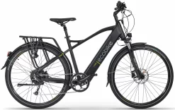 Speed Bike VTC Electrique Homme 28 Pouces Ecobike X-cross Noir 468Wh