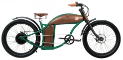 Velo Electrique Rayvolt Cruzer Chopper 24 Pouces Vert M 1100Wh