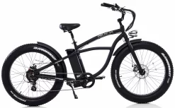 Fat Bike Electrique Beach Cruiser Velo 26 Pouces Bad Bike 250W Noir