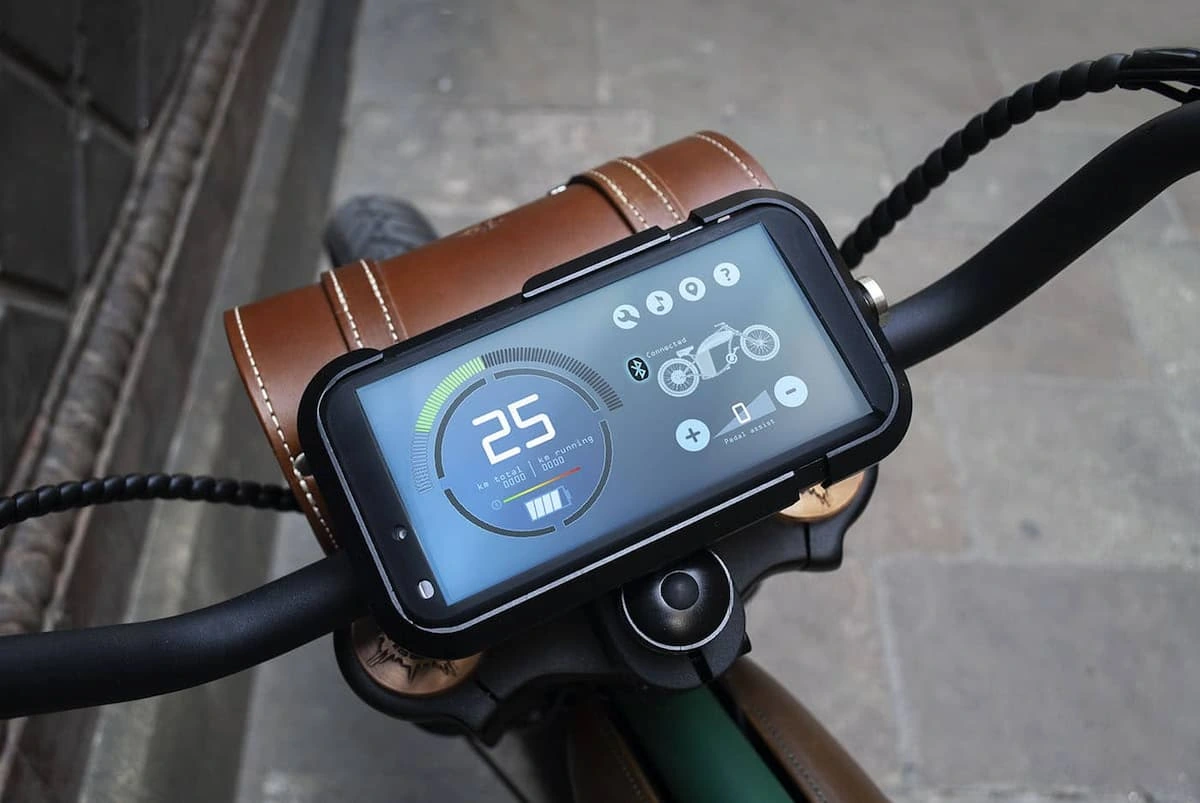 Velo Electrique Rayvolt Cruzer Chopper 25km/h Noir L 1100Wh – Image 4