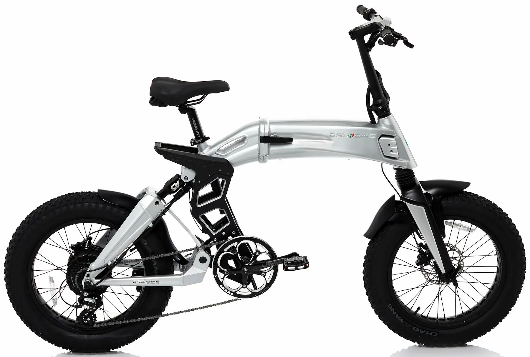 Velo Fatbike Electrique Pliant Bad Bike 500W Gris