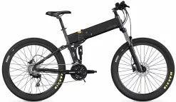 VTT Electrique Pliant Tout Suspendu Speed Bike 27,5 Legend Etna 500W Noir