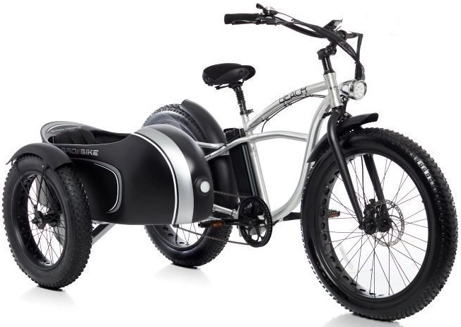 Fat Bike Electrique Velo Side Car Beach Cruiser Bad Bike 250W Alu – Image 4