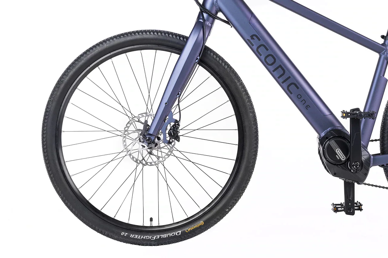 Velo Route Electrique Moteur Pedalier Econic One Bandit M Arctic Fire – Image 2