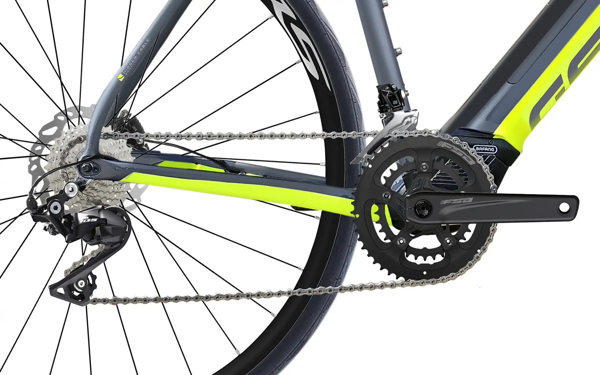 Velo Route Electrique Gepida Cassis 105 28 Pouces Moteur Central 57cm – Image 4