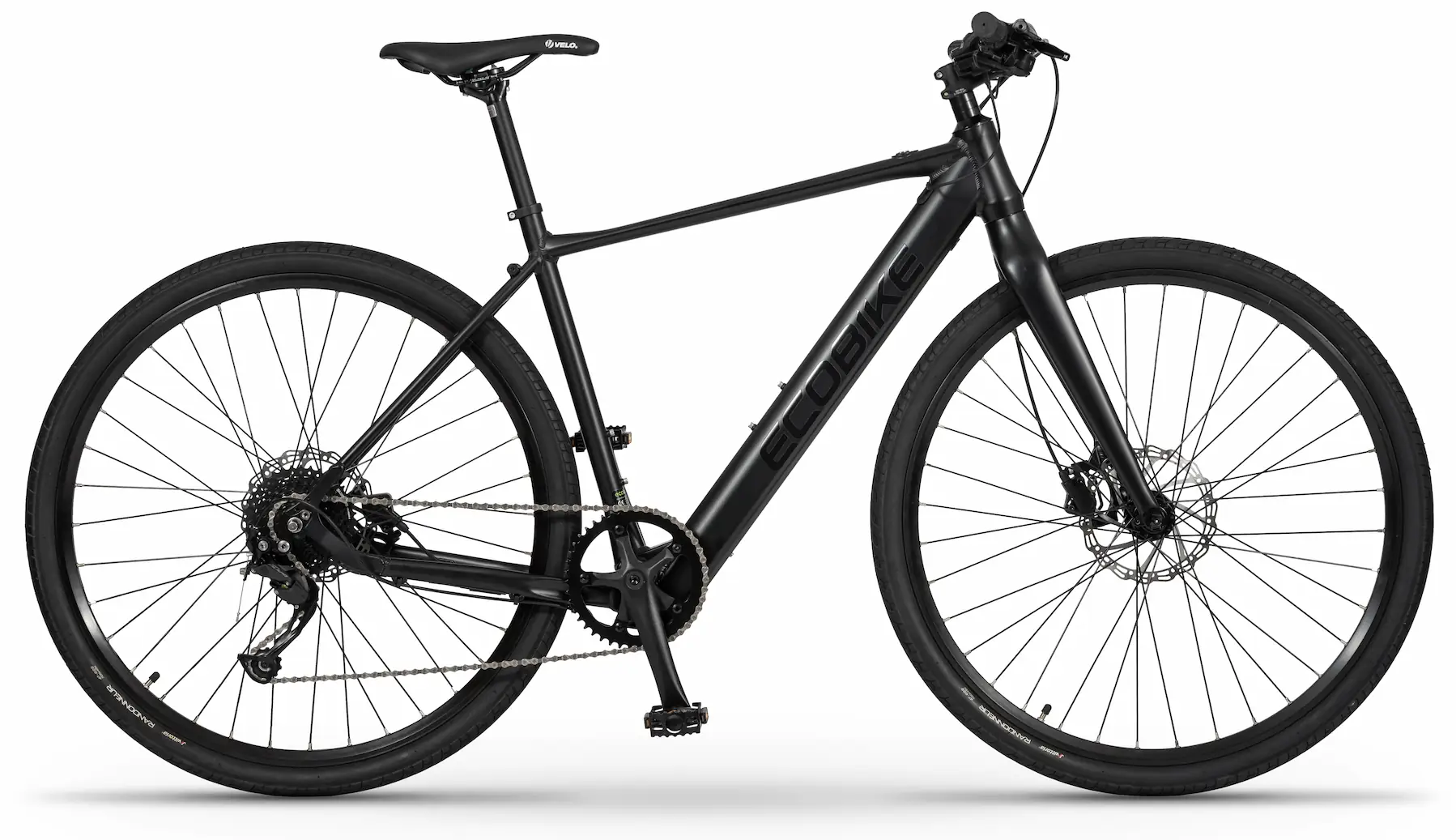 Velo De Ville Electrique Homme 28 Pouces Leger 15kg Ecobike Noir