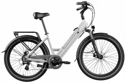 Velo Electrique Femme 26 Pouces Smart Legend Milano 10.4ah Blanc
