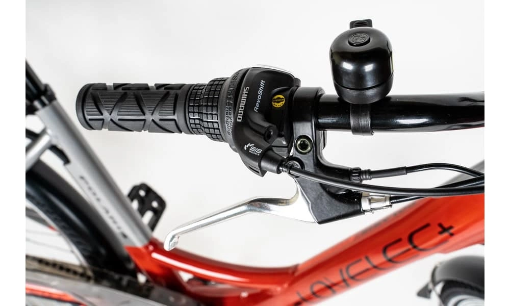 Lovelec Velo Electrique Femme 26 Pouces Polaris Rouge 90km – Image 4