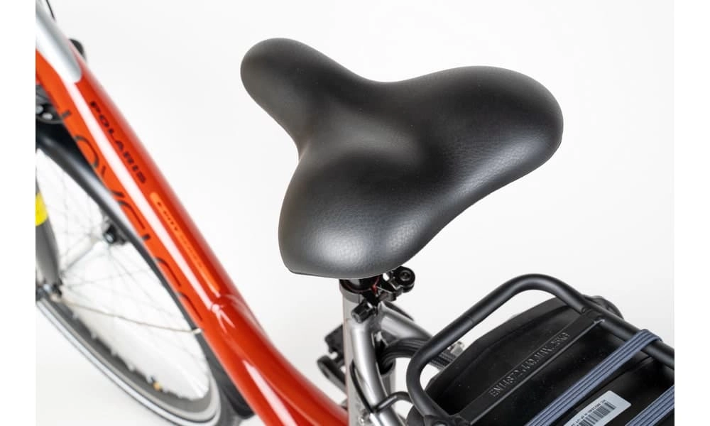 Lovelec Velo Electrique Femme 26 Pouces Polaris Rouge 90km – Image 5