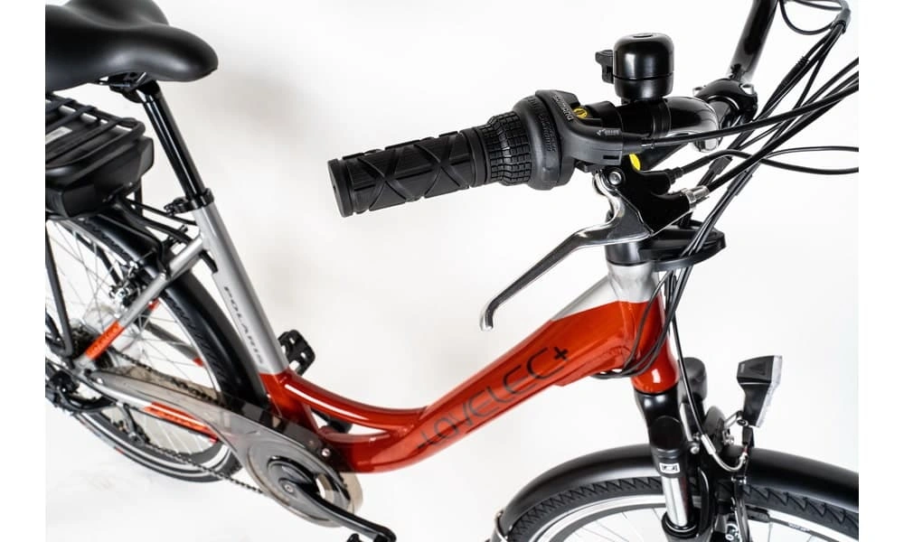 Lovelec Velo Electrique Femme 26 Pouces Polaris Rouge 90km – Image 2