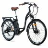 VÉLO DE VILLE ÉLECTRIQUE MOMA BIKES 26.2 SHIMANO 7V NOIR