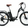 VÉLO DE VILLE ÉLECTRIQUE, MOMABIKES, E-BIKE-28.2 , SHIMANO 7V, FREINS A DISQUE HYDRAULIQUE BATTERIE 36V 16AH