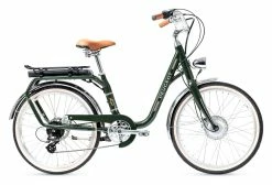 VÉLO DE VILLE ÉLECTRIQUE PEUGEOT ELC01 E-LEGEND SHIMANO TOURNEY/ALTUS 8V 400 WH 26 » VERT 2022