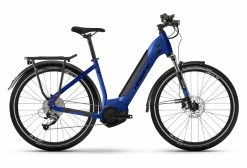 VTC ÉLECTRIQUE HAIBIKE TREKKING 4 LOW SHIMANO ALIVIO/ALTUS 9V 500 WH 27.5 » BLEU 2022