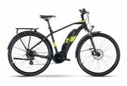 VTC ÉLECTRIQUE R RAYMON TOURRAY E 1.0 SHIMANO ALTUS 8V 400 WH 700 MM NOIR VERT LIME 2022