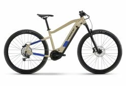 VTT Electrique Semi-Rigide Haibike HardNine 7 630Wh 29 » Shimano Deore 12V Beige Café / Bleu 2022