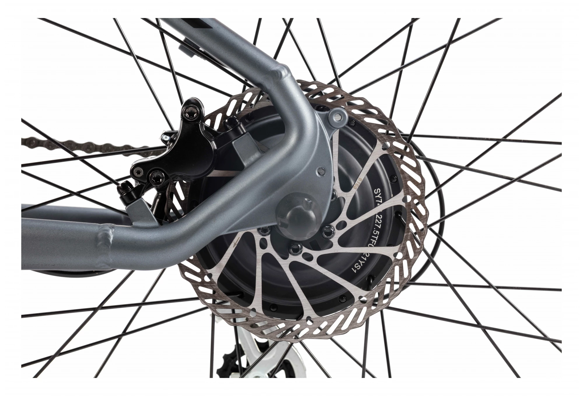 VTT Electrique Semi Rigide Moma Bikes E-MTB 29 » Shimano Altus 8V Gris – Image 4