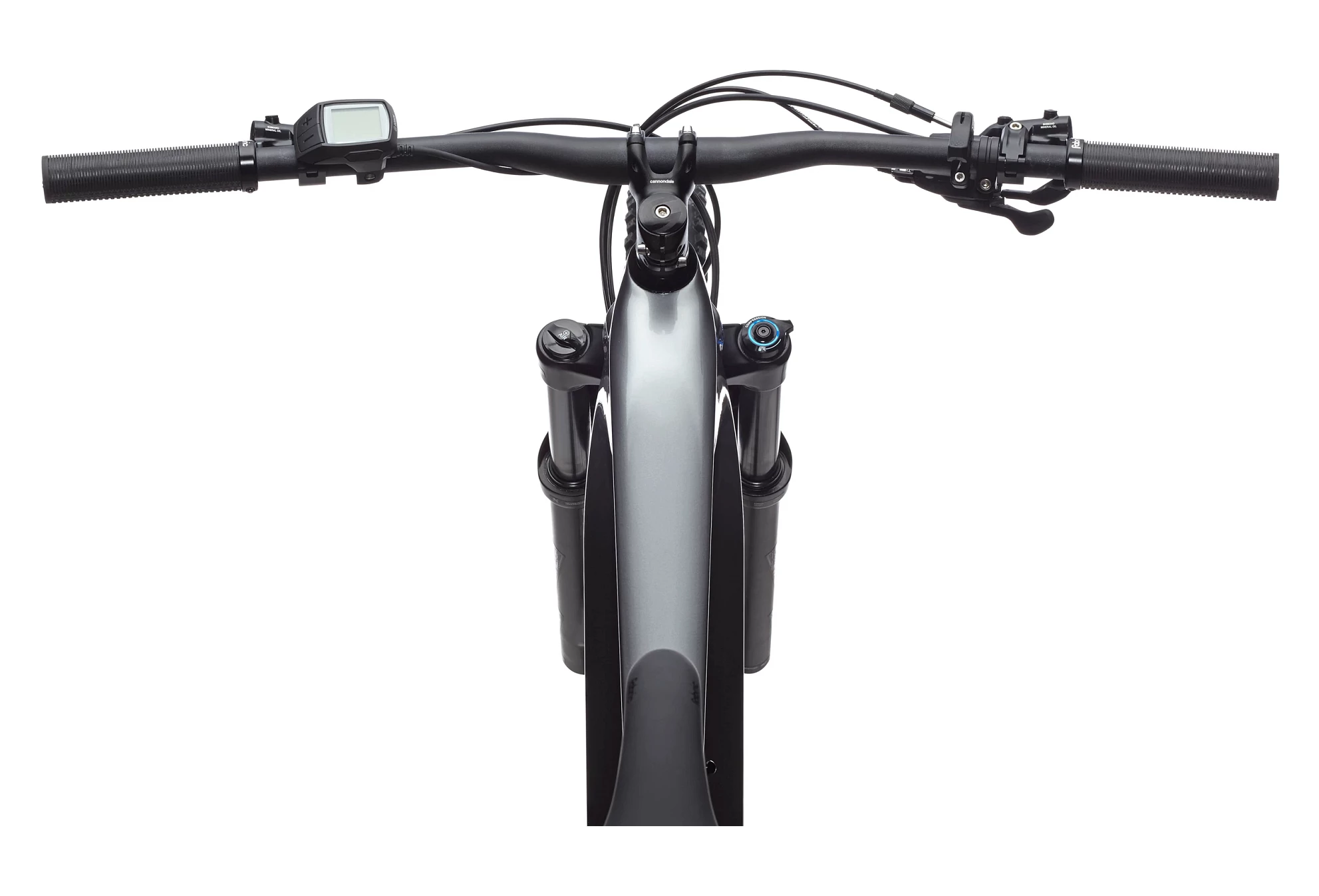 VTT Électrique Tout-Suspendu Cannondale Habit Neo 4 Shimano Deore 12V 500 Wh 29 » Gris – Image 2