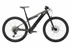 VTT Electrique Tout-Suspendu Trek E-Caliber 9.6 29 » Shimano Deore 12V Satin Lithium Grey/Trek Black 2021