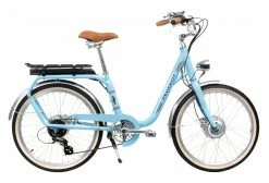 Vélo De Ville Électrique Peugeot ELC01 E-Legend Shimano Tourney/Altus 8V 400 Wh 26 » Bleu 2022