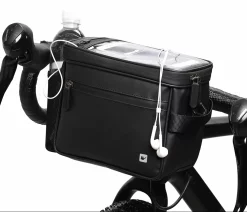 Mach Waterproof Front Handlebar Bag Black